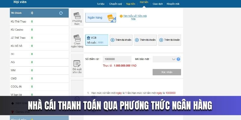 nha-cai-thanh-toan-qua-phuong-thuc-ngan-hang